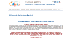 Desktop Screenshot of farnhamcarnival.org.uk
